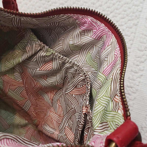 THE SAK RED LEATHER CROSSBODY - Picture 7 of 7